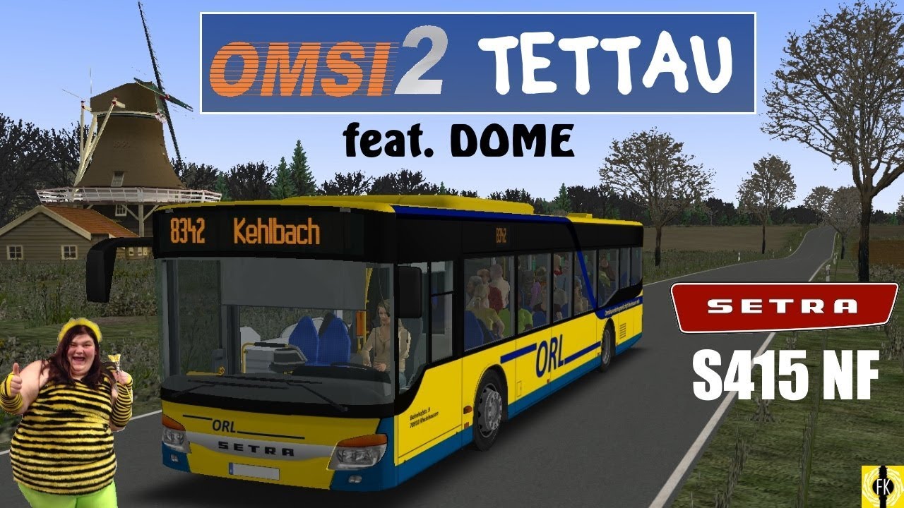 OMSI 2 [60 FPS] - SETRA S415 NF in TETTAU feat. Dome - Let's Play Omsi 2 [#450]