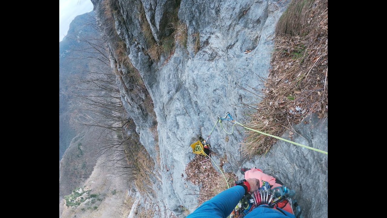 solitaria multi pitch tot. 22 tiri -lead rope solo multi pitch-