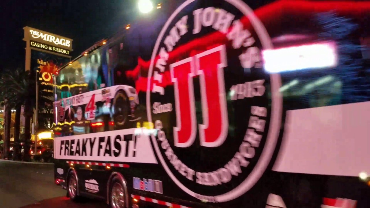 Nascar Hauler Parade 2017  Las Vegas Strip
