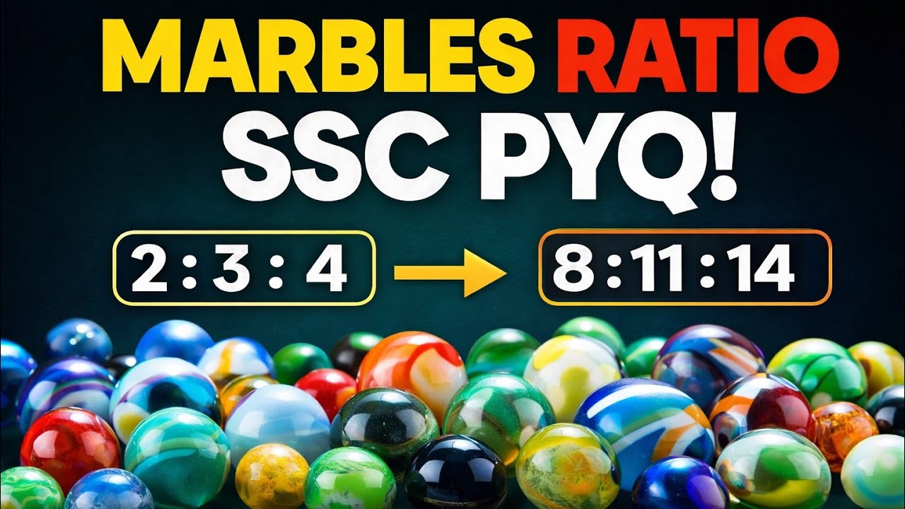 The  number of marbles in three bags is in the ratio of 2 : 3 : 4. If  12  marbles are added to....