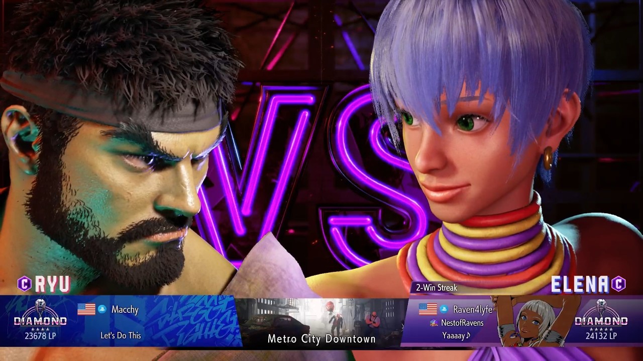 Street Fighter 6 #305 Ryu vs Elena