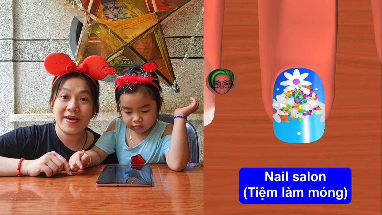 Tiệm làm móng 💚 Muội Vlog