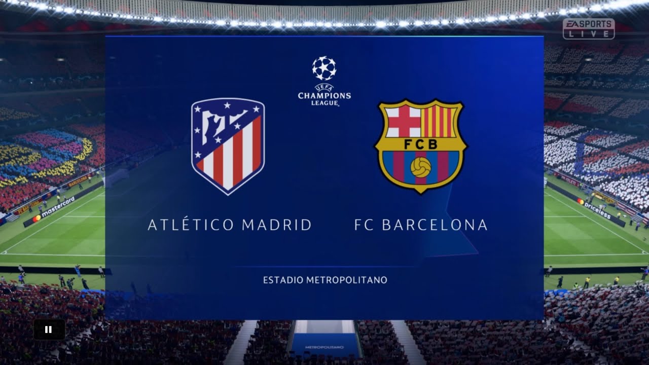 FIFA 19 |  ATLETICO MADRID VS FC BARCELONA GAMEPLAY WALKTHROUGH CHAMPIONS LEAGUE FINAL 1080/60HZ PS4