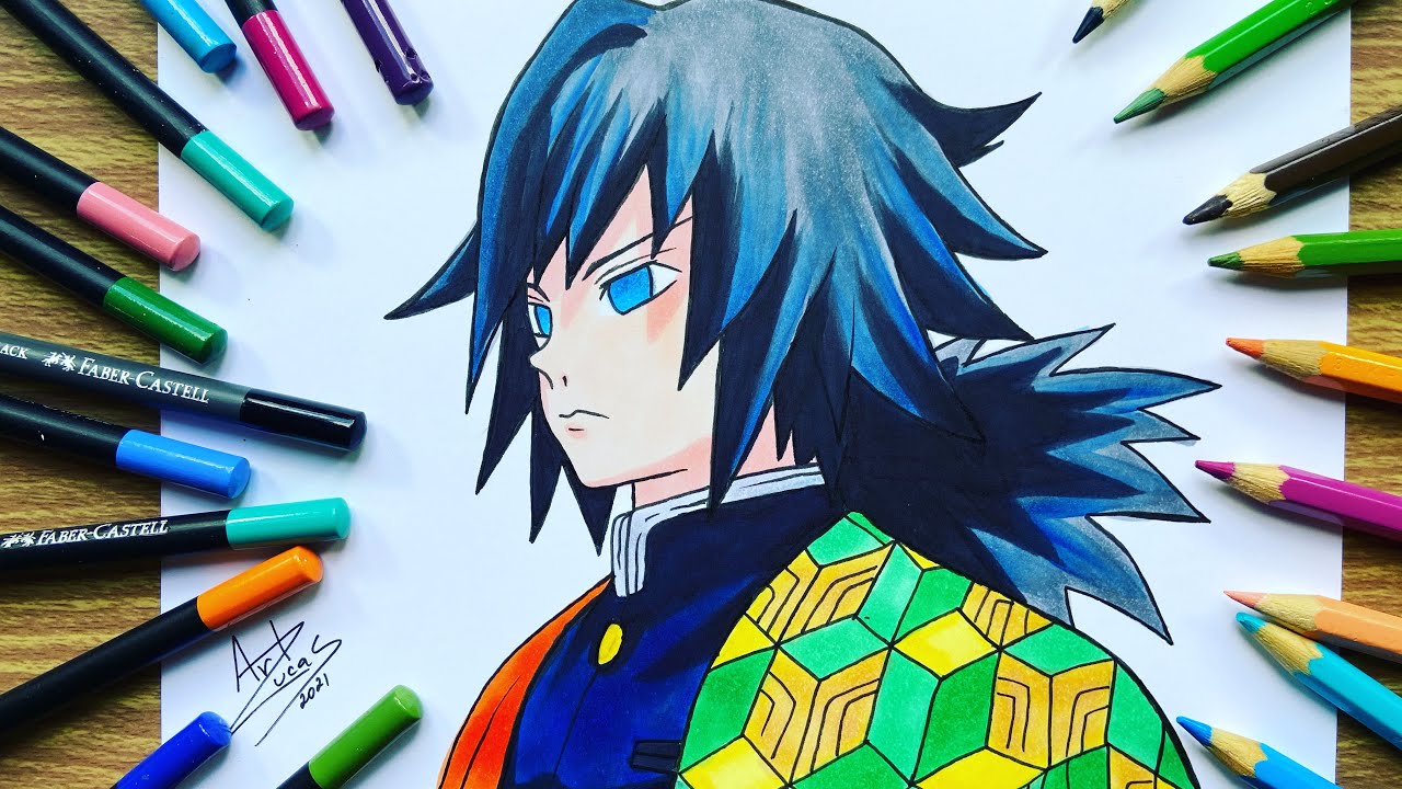 Como Desenhar o Tomioka - Kimetsu no Yaiba / Como Dibujar Tomioka