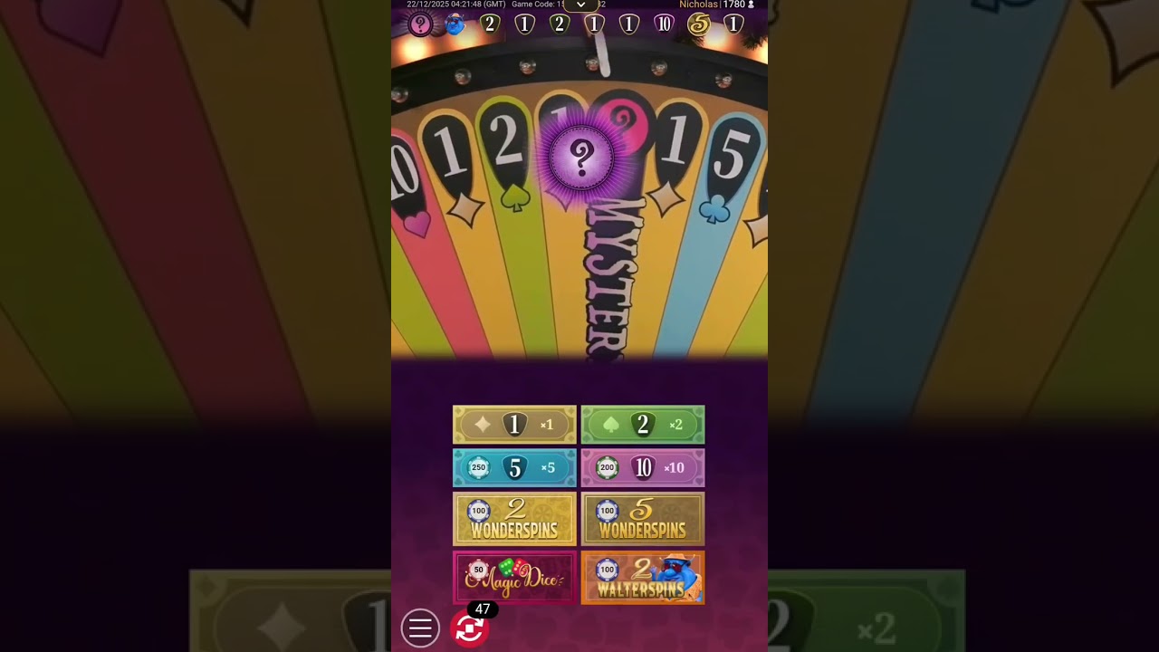 Big win on walterspin, Adventures beyond in wonderland 