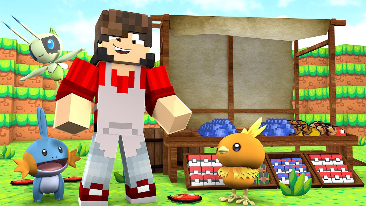 Minecraft: PIXELMON CHAMPIONS - VENDEDOR DE POKEMON - ‹ JUAUM › #14