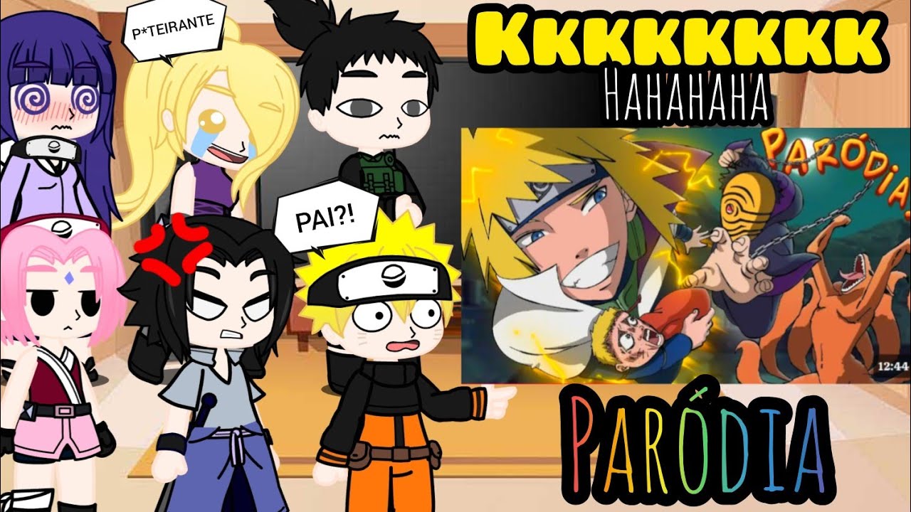 Sala de Naruto react O SUMIDÃO DO HOKAGE - PARÓDIA DE NARUTO SHIPPUDEN 😂❤️