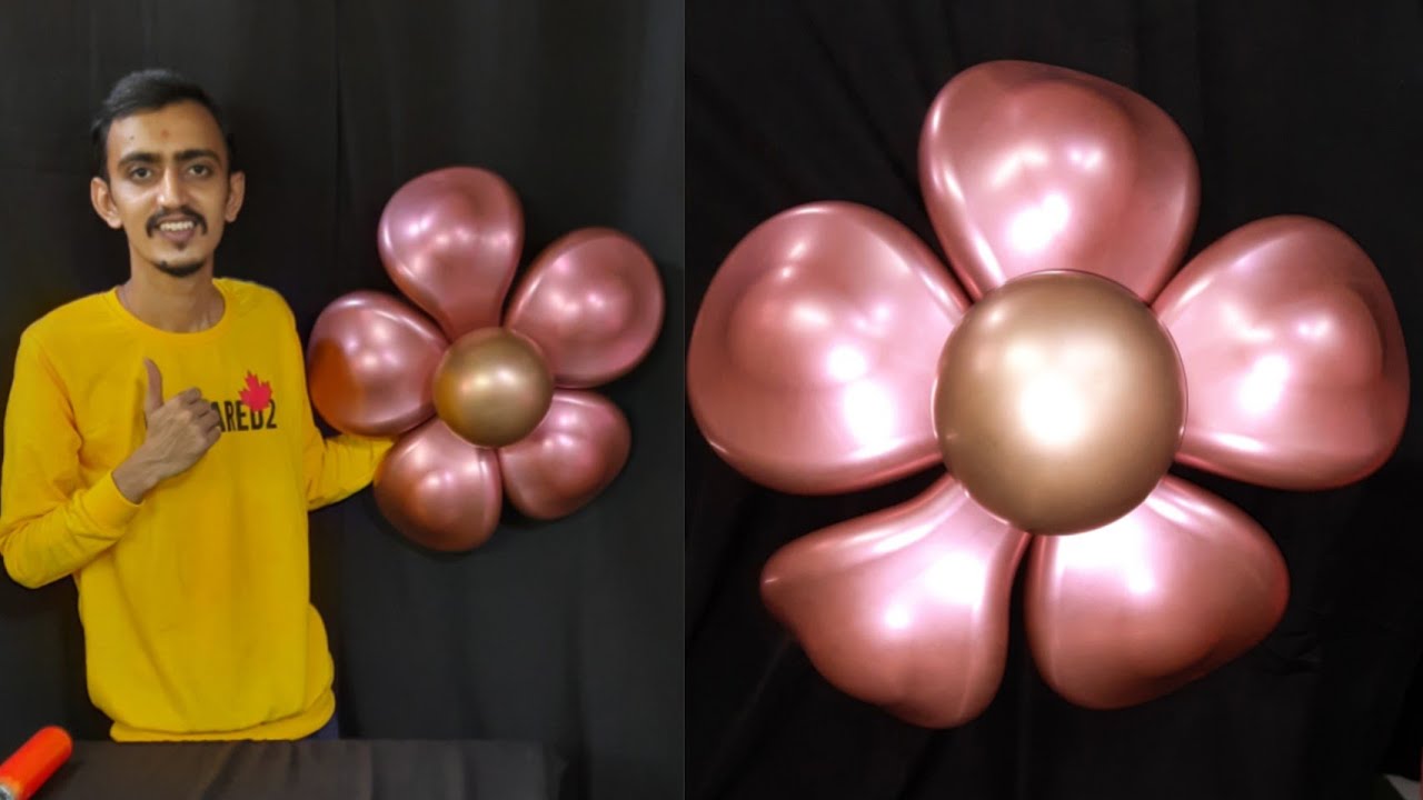 DIY Balloon Flower | How to make Flower Balloon | Balloon Distortion | Balloon Tutorial