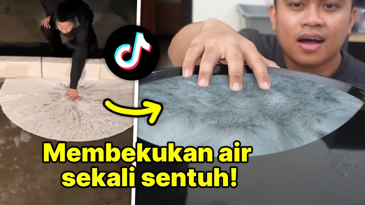 Membuktikan Eksperimen Sains Paling Menakjubkan di Tiktok! (Hot Ice)