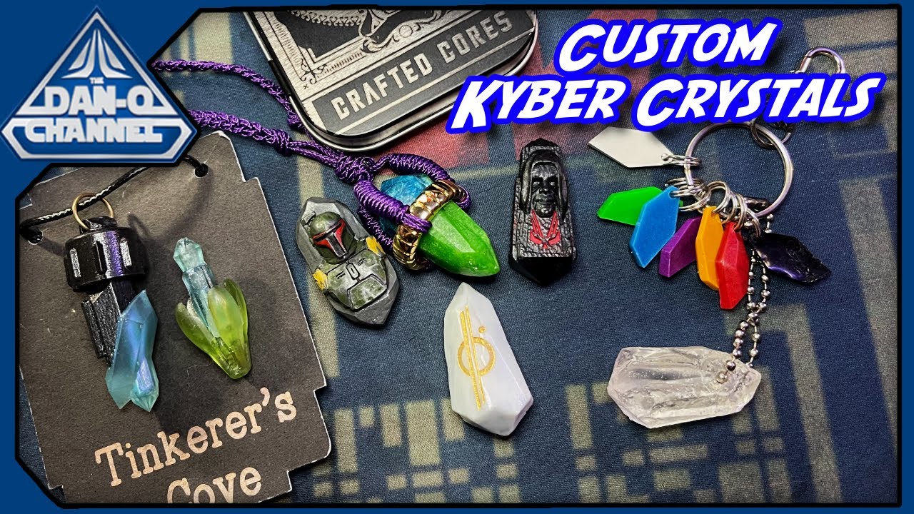 You gotta see these... Custom Kyber Crystals for Galaxy's Edge lightsabers and Holocrons