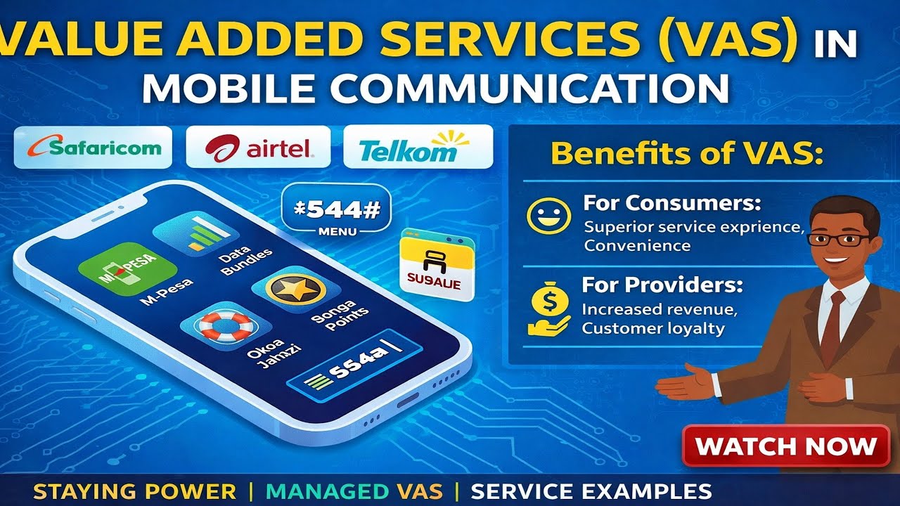 Understanding Value Added Services (VAS) | Mobile Communication LectureMC VASLecture: VAS