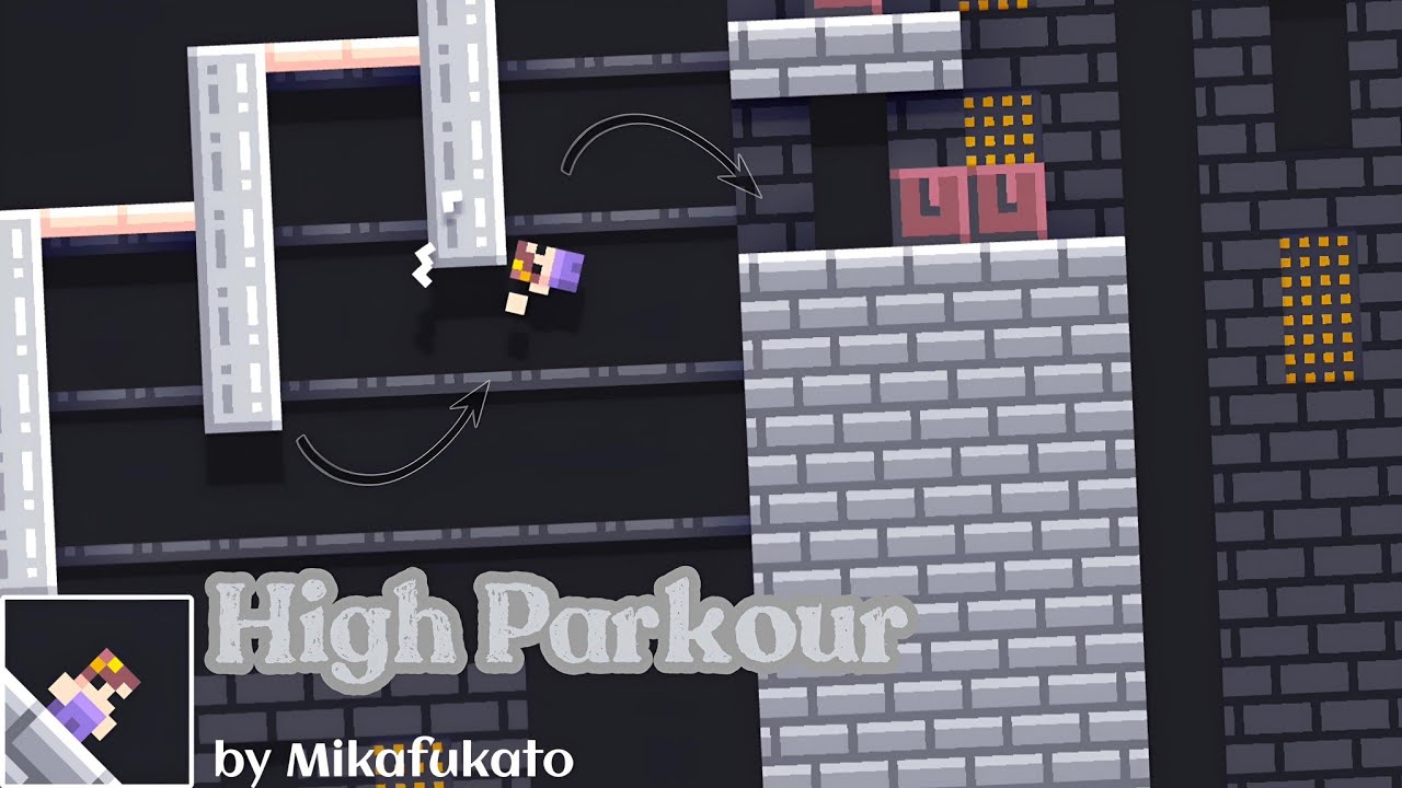 [Fancade: 5th Anniversary Special Winner!] High Parkour by Mikafukato (All Level Complete)