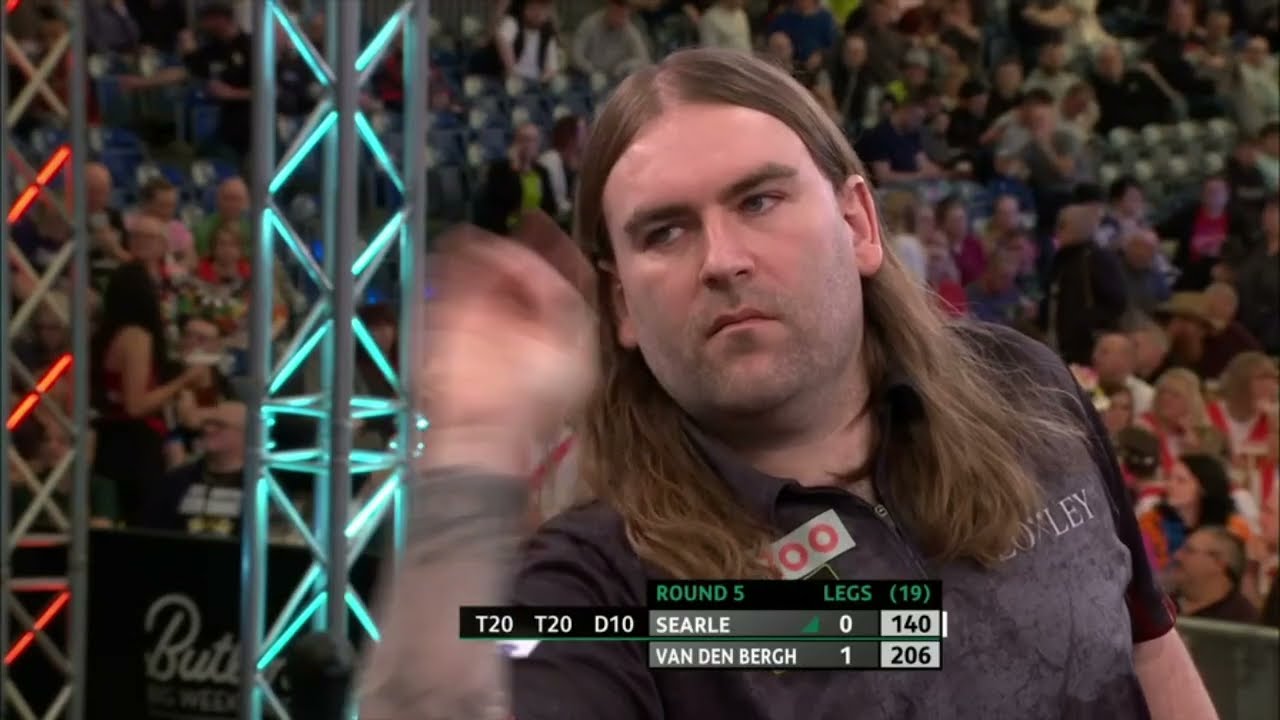 Ryan Searle v Dimitri Van den Bergh | 2022 UK Open | Round 5