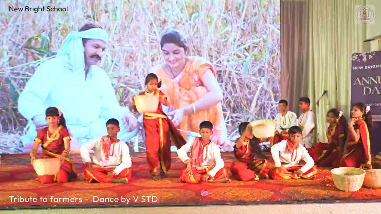 Annual Day -020- V STD - Tribute to farmers
