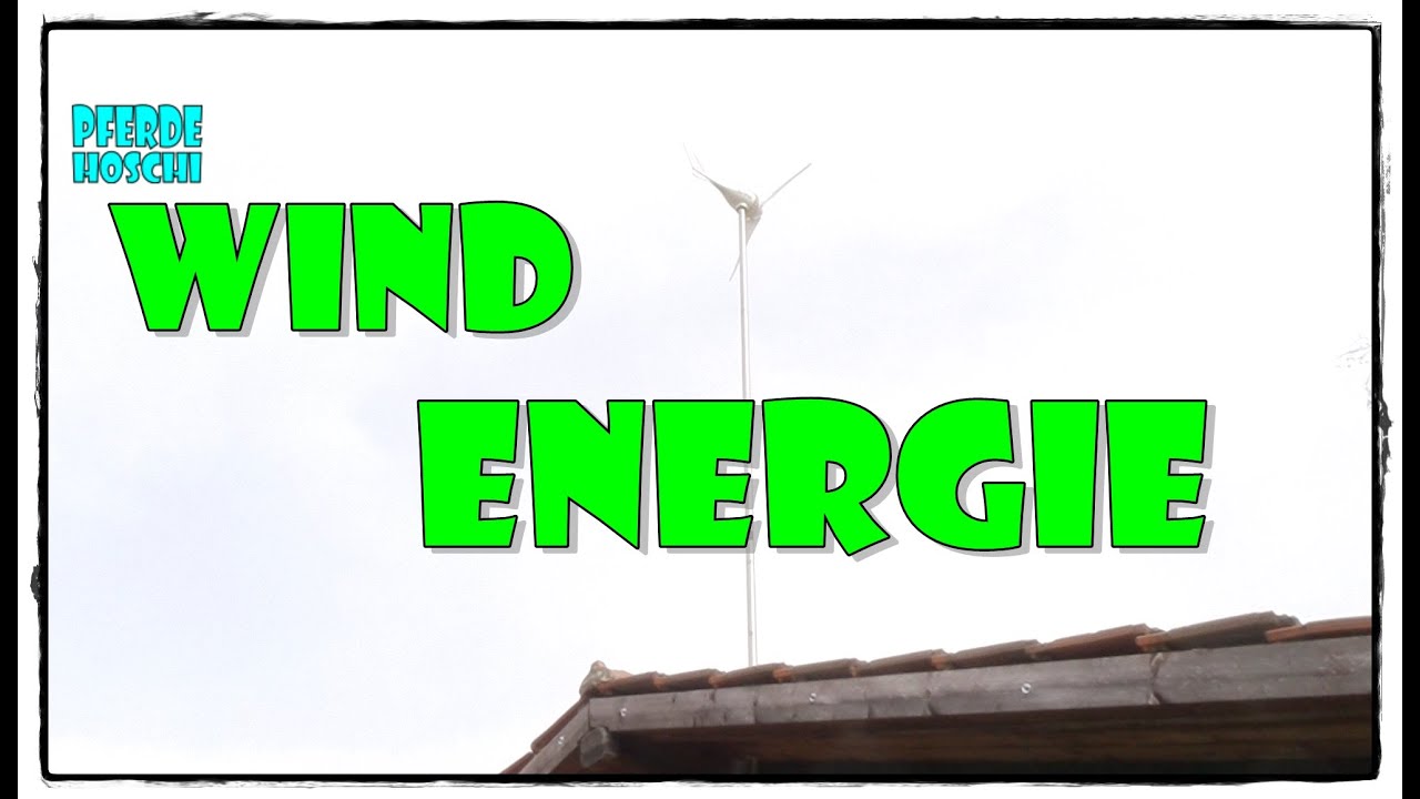 Pferde im Offenstall - Strom aus Wind und Sonne | Pferde Hoschi