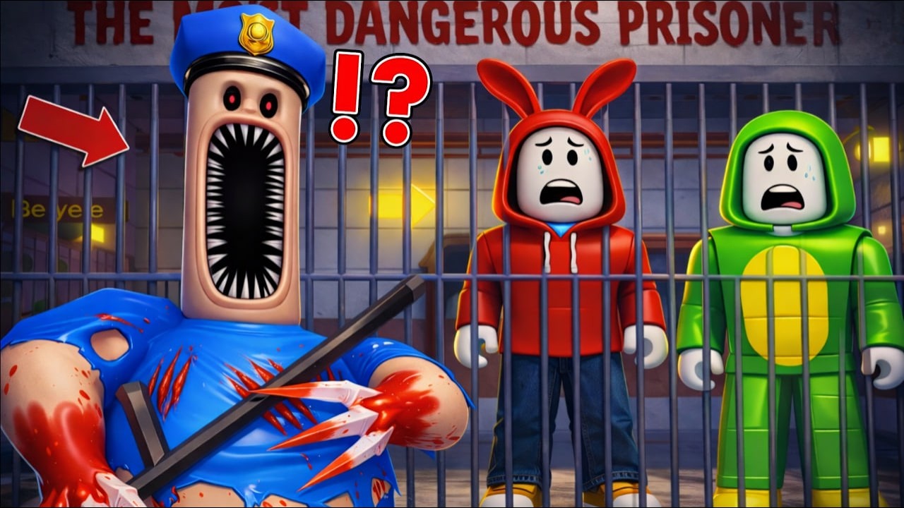 Escape The SCARIEST BARRY.EXE PRISON! 😱 | Mikey & JJ Roblox