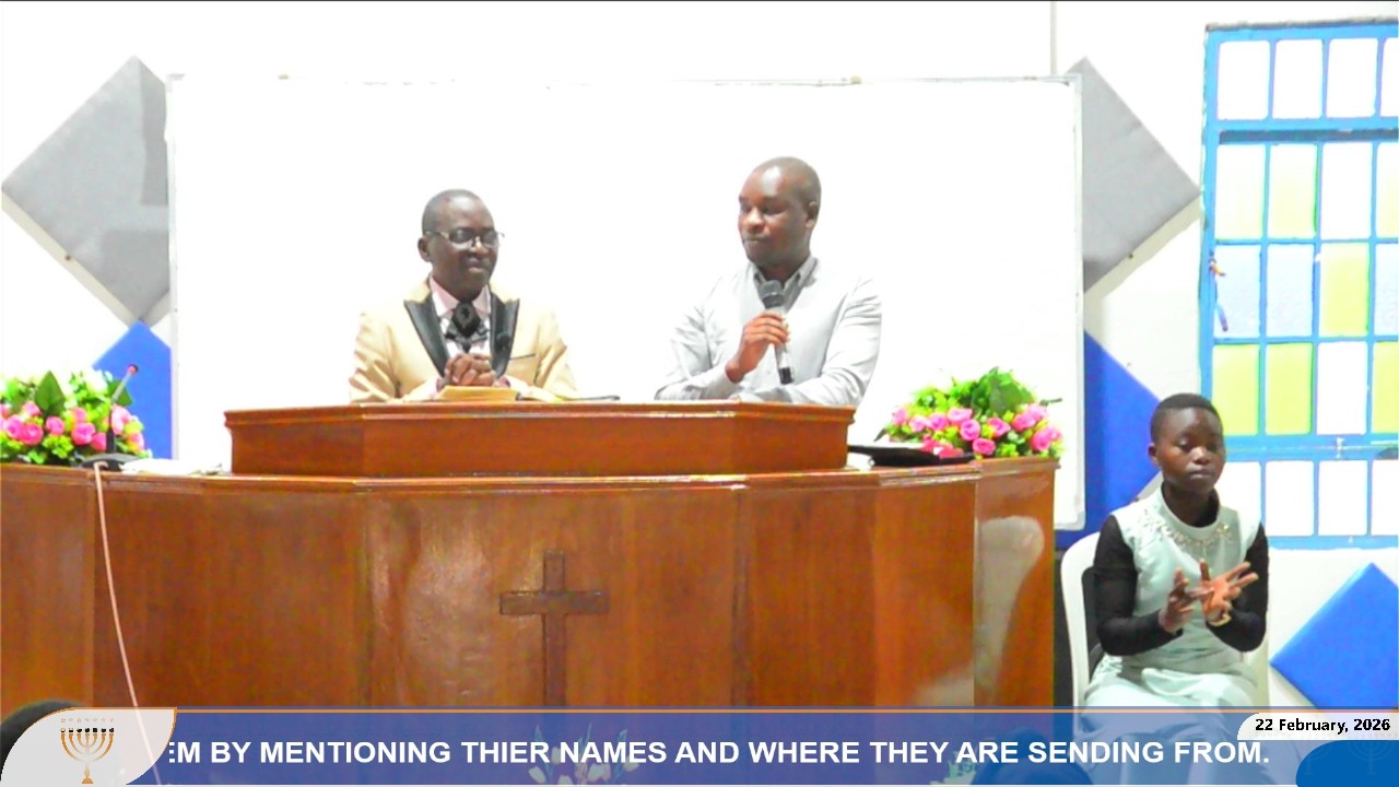 Gisenyi Christian Assembly -  22 February,  2026   : Brother   William IRUNGA  FROM  Kyovwe (Malawi)