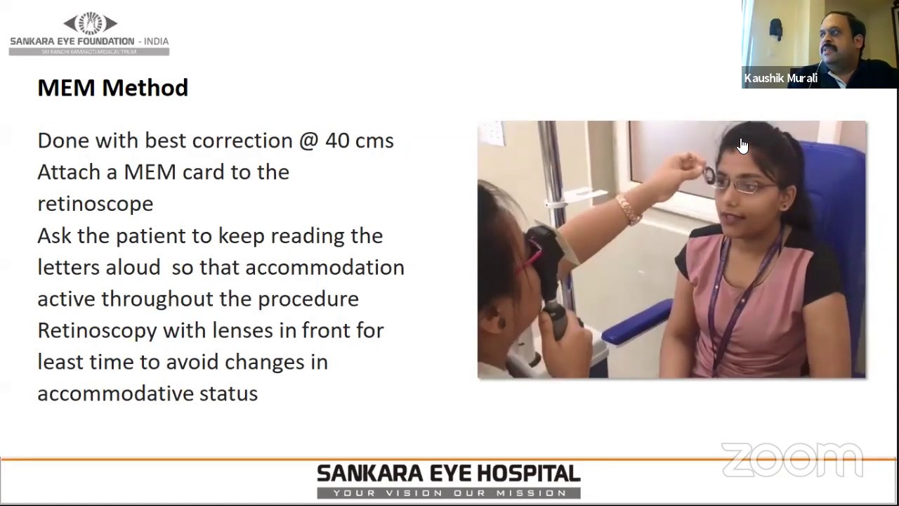 Refraction & Prescription in children,Learn from the Masters - Sankara Academy of Vision