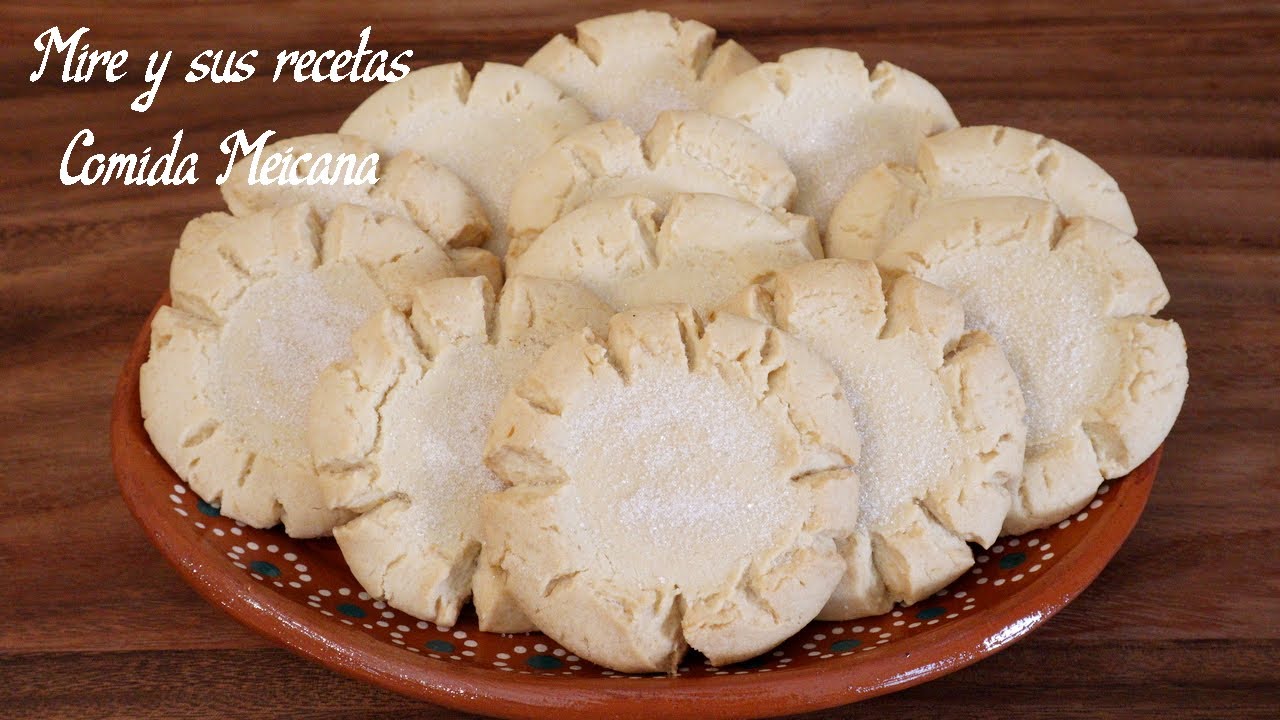 Tradicional Receta Mexicana de Polvorones de Naranja