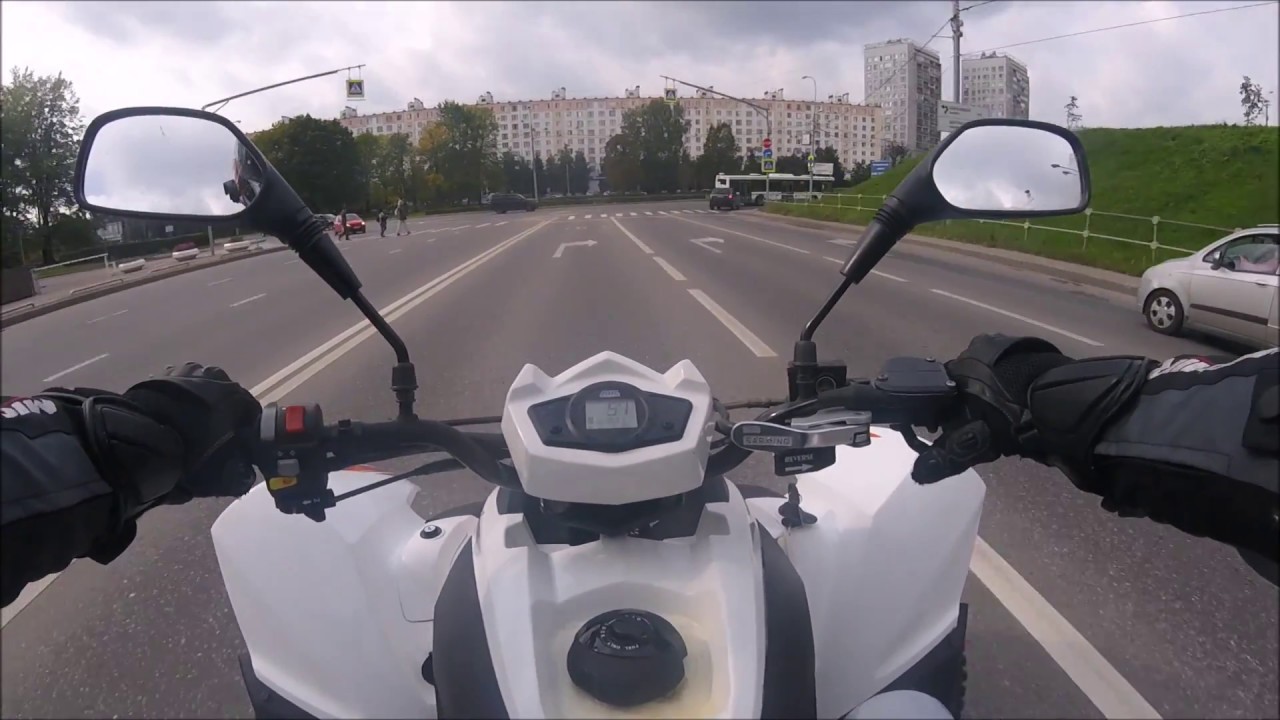 Квадроцикл Adly 500S Ураган в городе