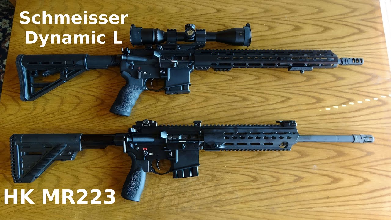 HK MR223 A3 vs. Schmeisser Dynamic L, AR15 Vergleich und zerlegen