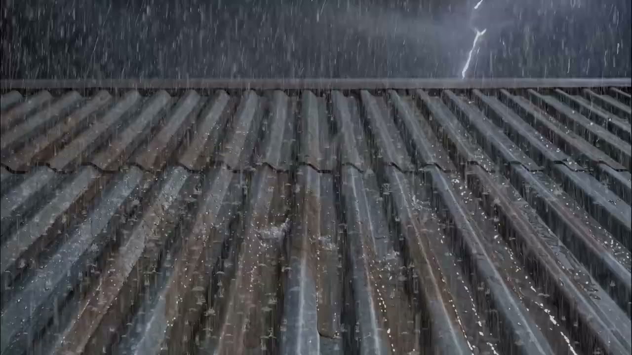 Village Rain Ambience 🏡 | Calm Countryside Night Sounds