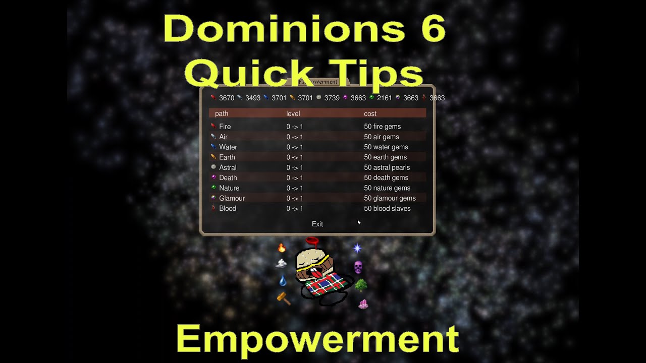 Dominions 6 Quick Tips: Empowerment