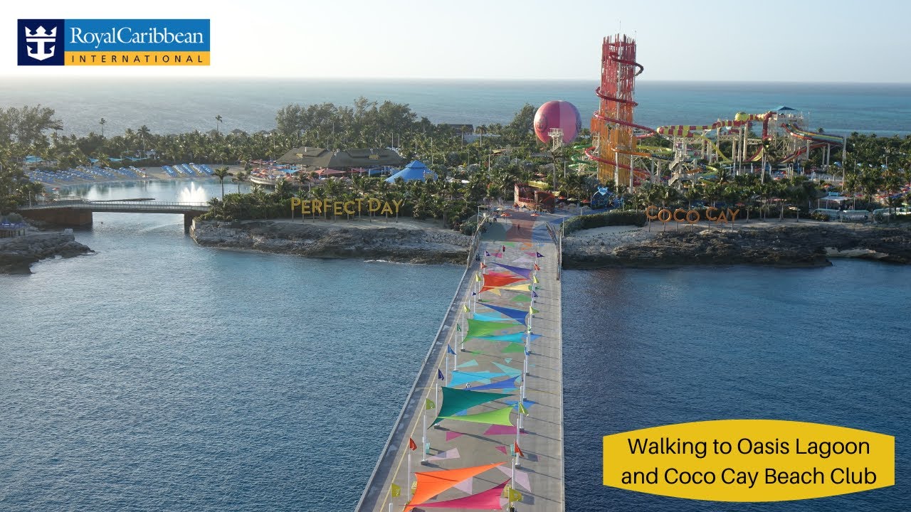 Coco Cay - Walking Tour of Beach Club and Oasis Lagoon