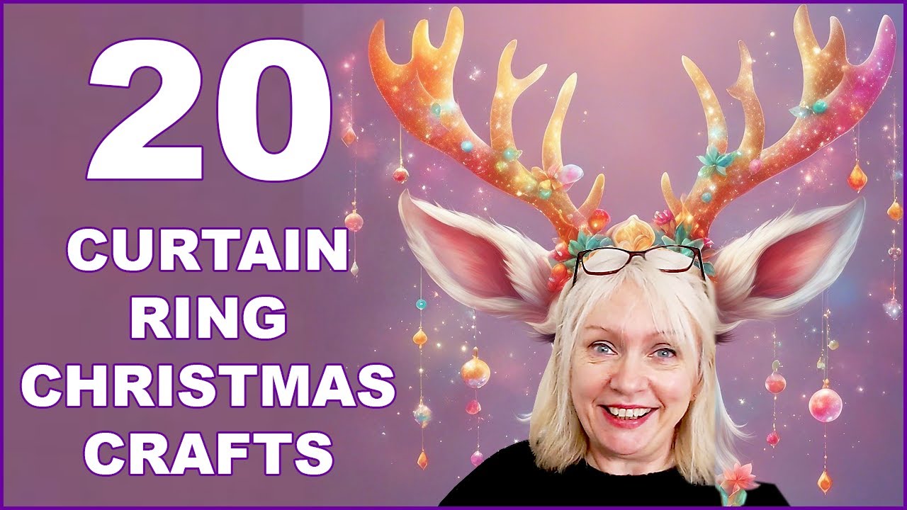 20 Christmas curtain ring craft ideas for the holiday season Christmas in July!