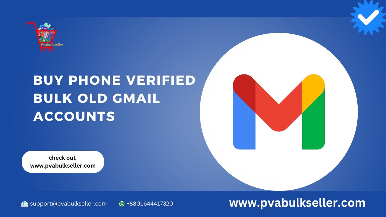 Buy Phone Verified Bulk Old Gmail Accounts