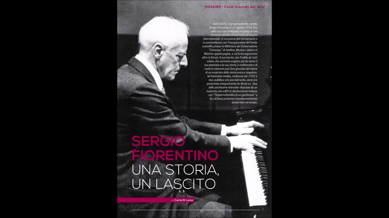 Sergio Fiorentino plays Bach Italian Concerto BWV 971 (1965)