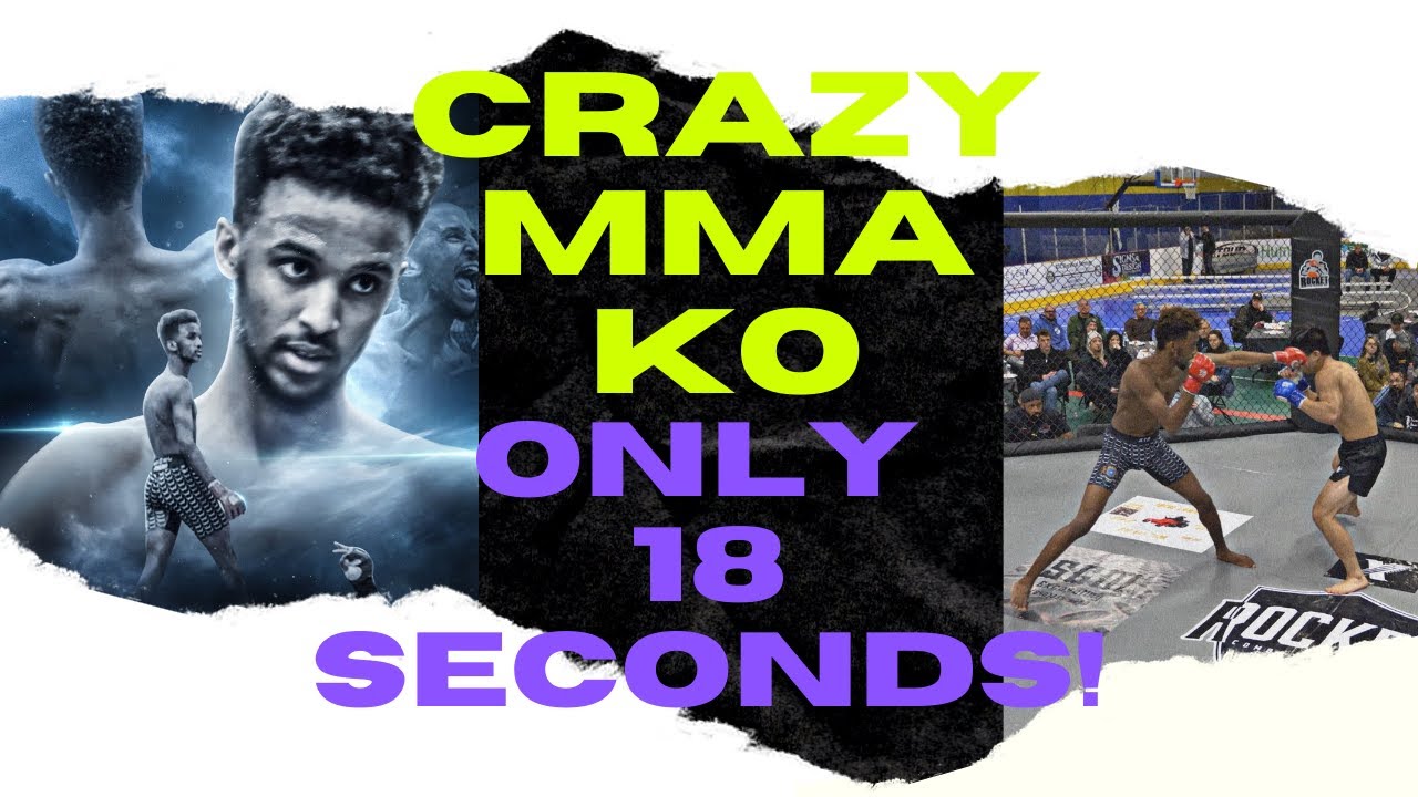 SOMALI MMA FIGHTER INSANE 1st ROUND KO!