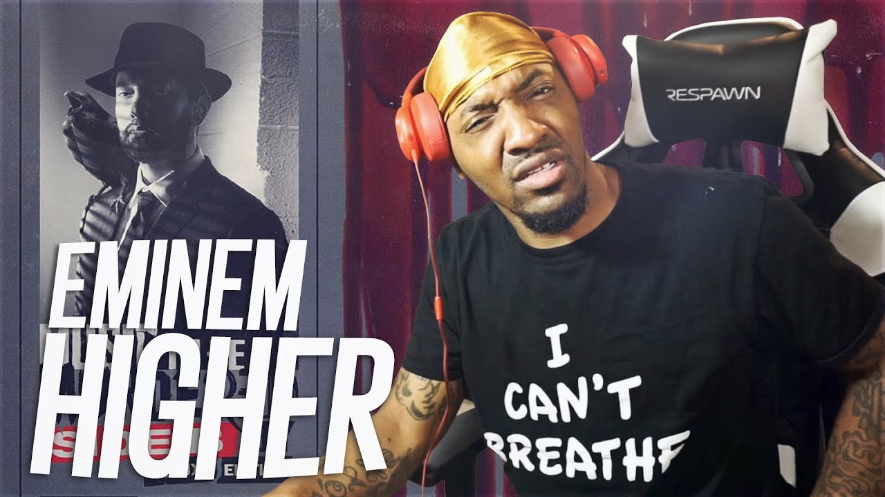 HOW DOES EM COME UP WITH THIS STUFF MAN!? |  Eminem - Higher (REACTION!!!)