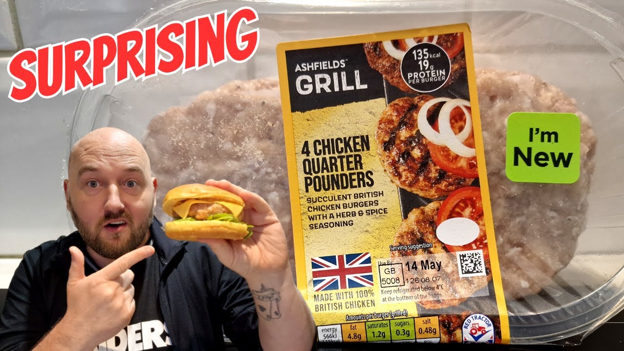 SURPRISING !!! - Chicken Quarter Pounders - Aldi - Ashfield Grill - Food Review - CHICKEN BURGERS