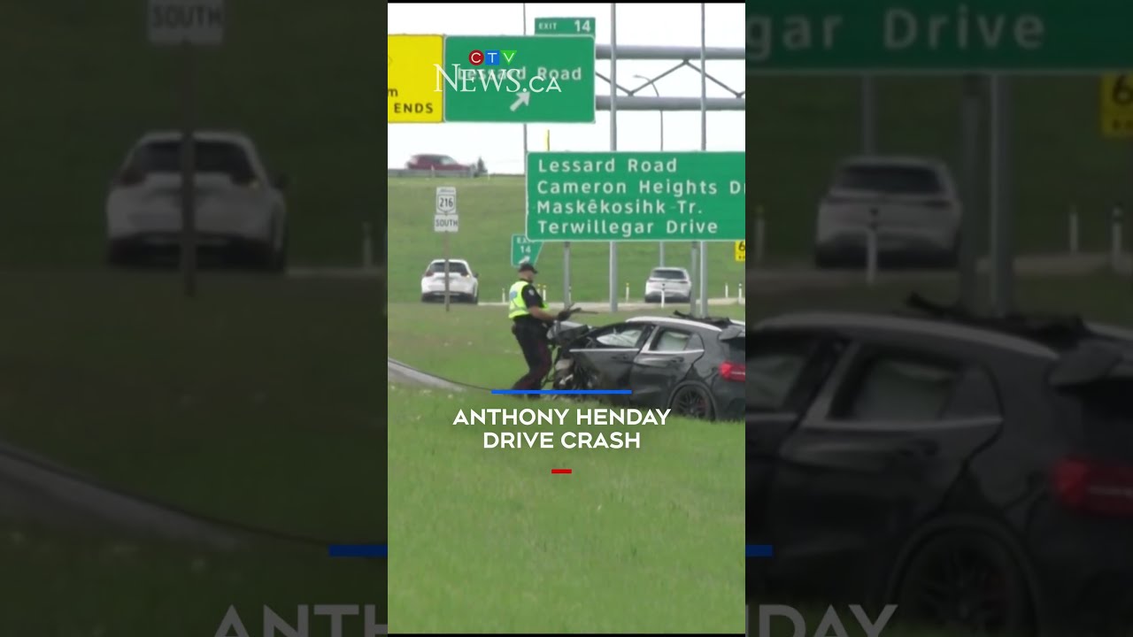 Crash on Anthony Henday Drive