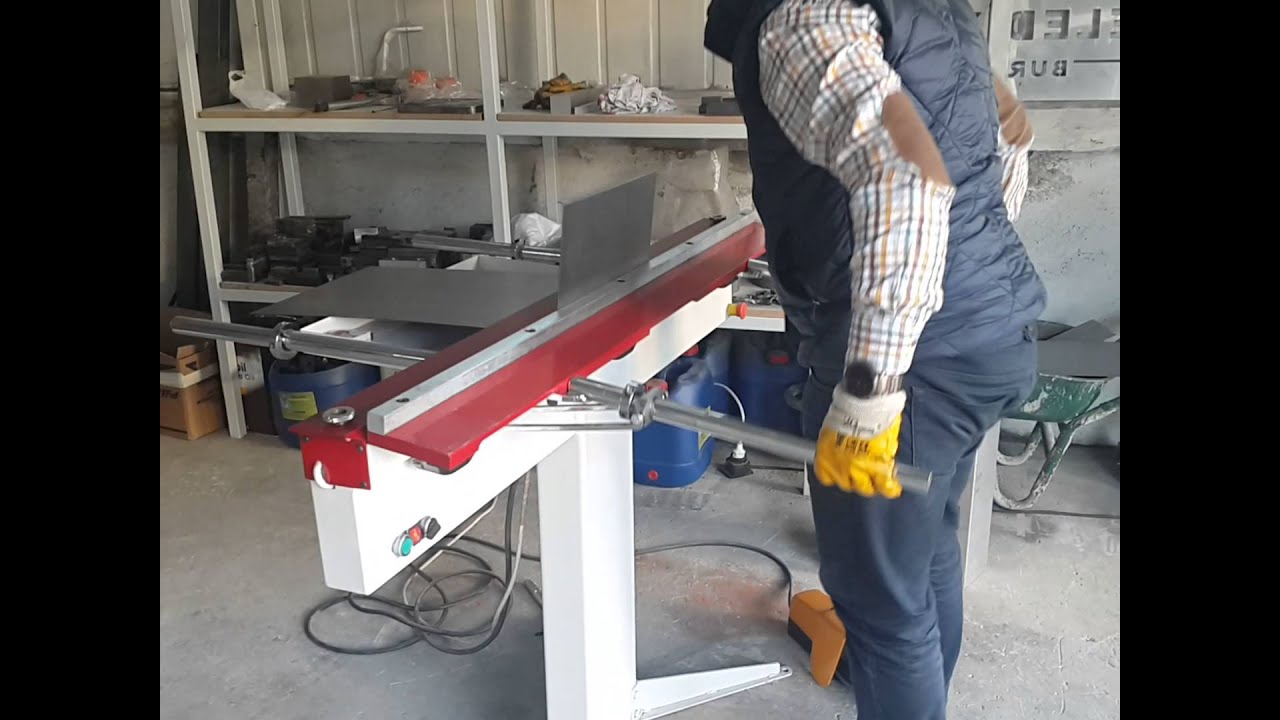 Elektrikli caka kanal sacı bükme