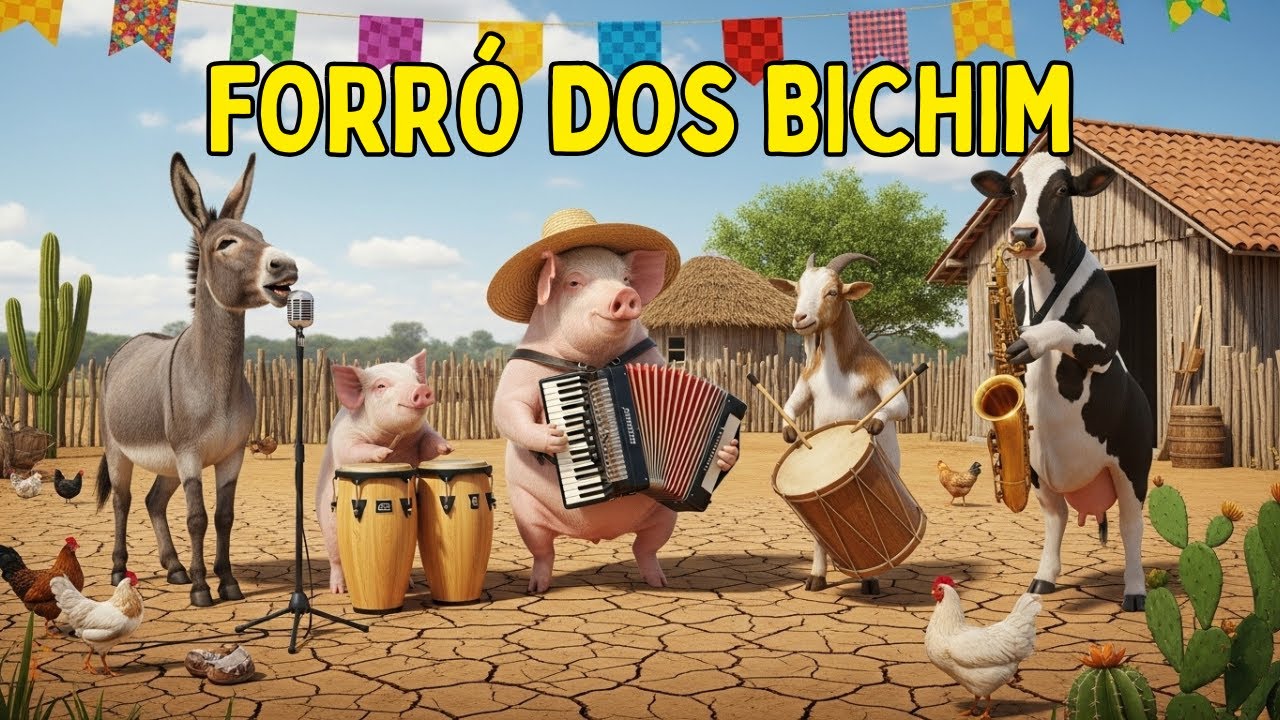 Os Animais Mais Arretados do Sert&atilde;o! 🐷🎶