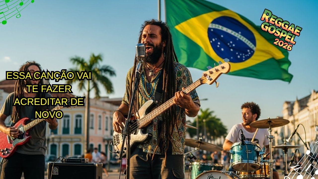 TOP CANÇÕES CRISTÃS QUE VÃO MUDAR SUA VIDA | SALMO 47 Ele Reina Reggae Gospel 2026