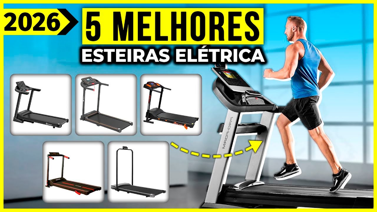 As 5 Melhores Esteira Elétrica Em 2026! Tem Residencial, Dobrável e Outras.