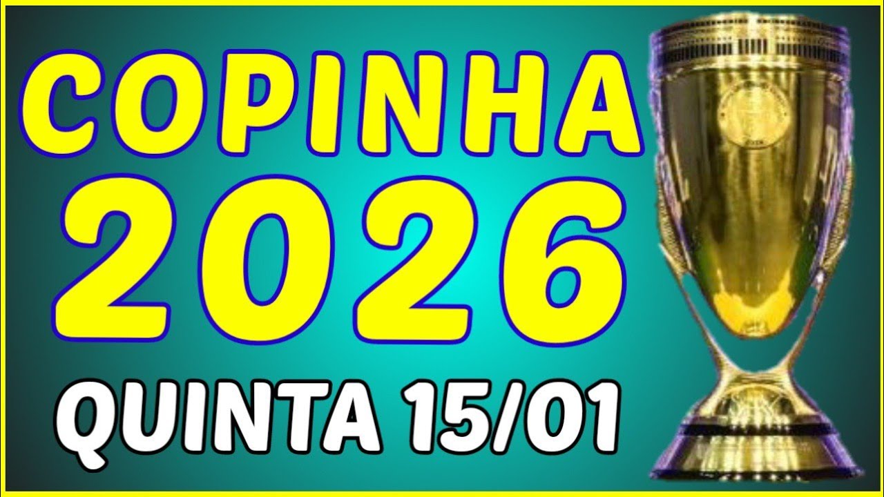 JOGOS DA QUINTA 15/01 DA 3° FASE DA COPINHA 2026