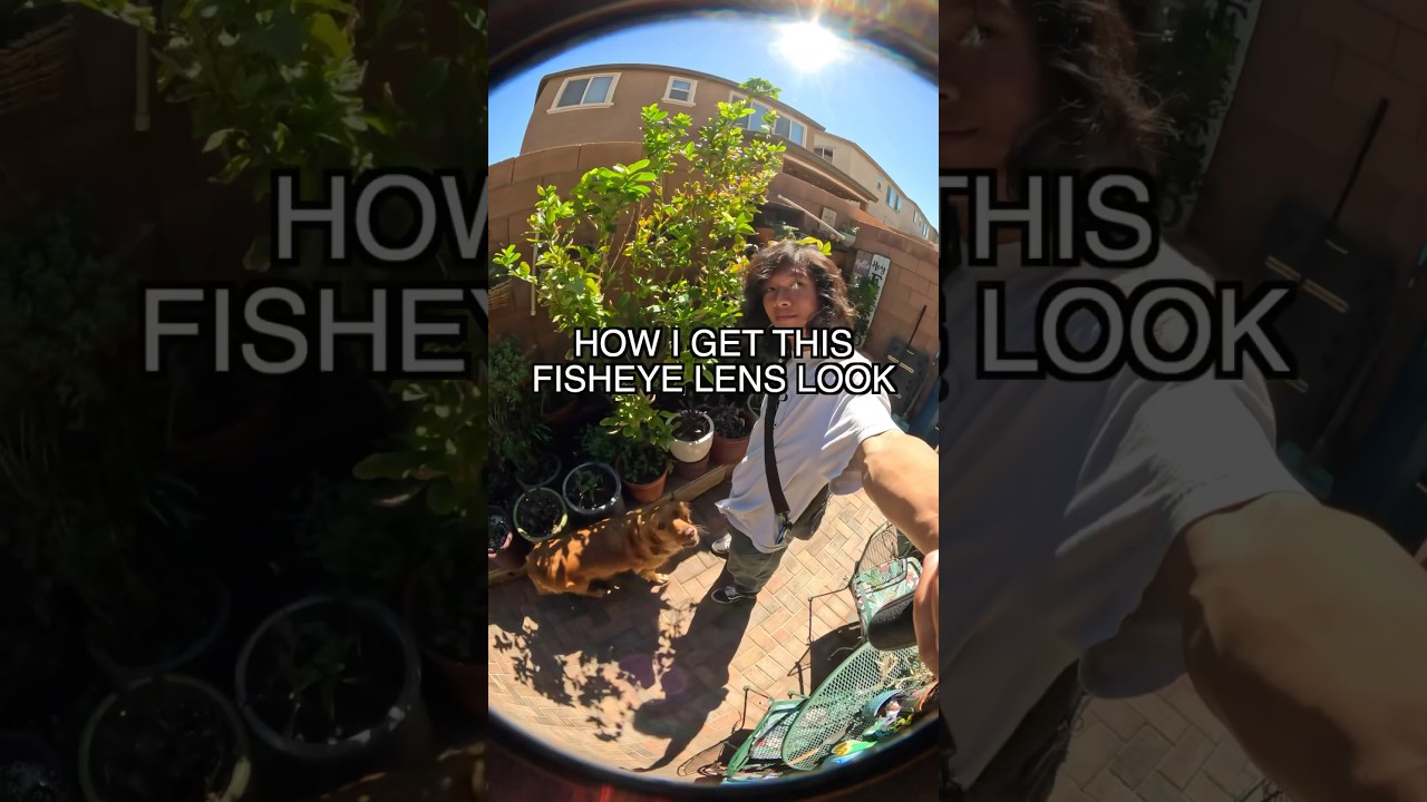How I Get This Fisheye Lens Look On My Videos
