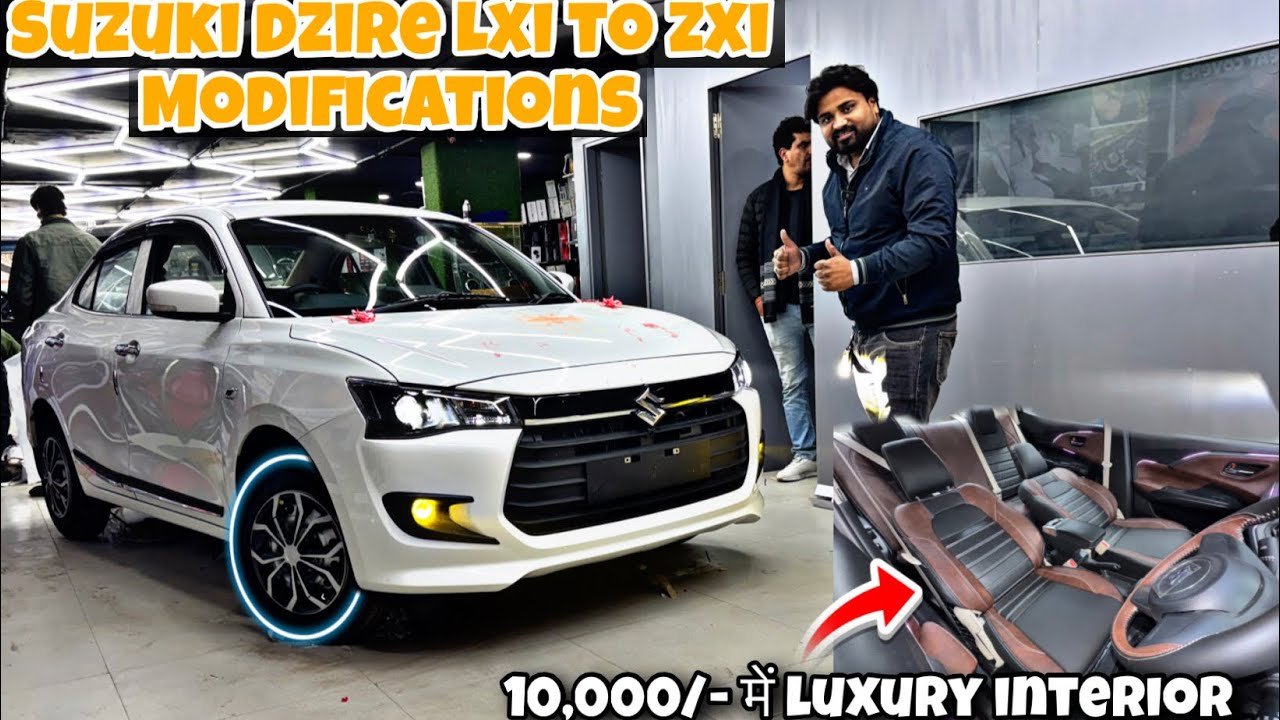 Suzuki Dzire ✅2026 facelift modifications || ✅full lxi to ZXI modification || Dzire base to top 