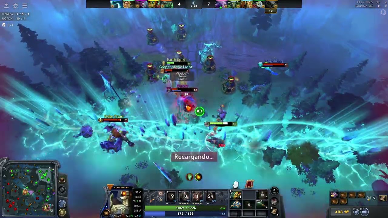 Dota 2 - Luego de 3 derrotas con estos bajos porfin ganamos xddd