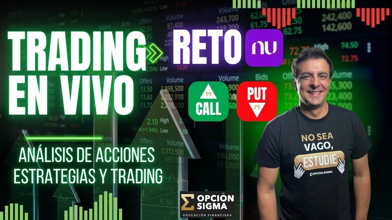 Trading con Opciones Call y Put - An&aacute;lisis de Acciones - Reto NU