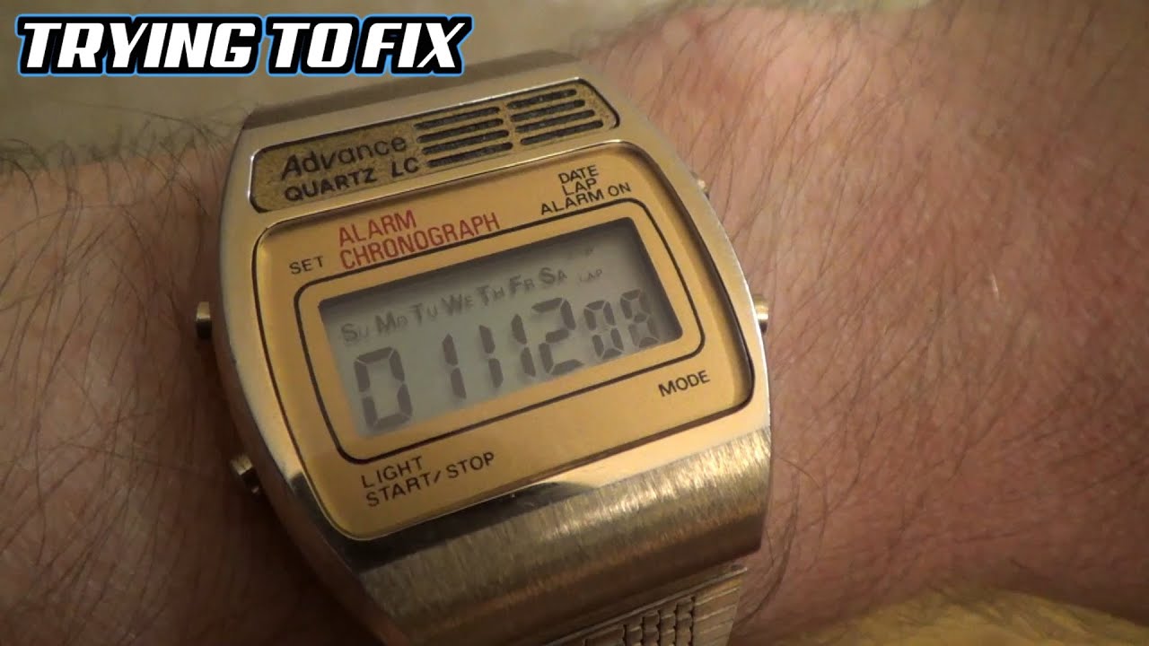 Trying to FIX: Faulty 1980s Digital Watch from eBay