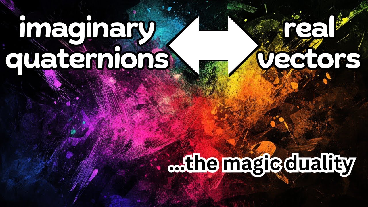 the duality between quaternions and vectors