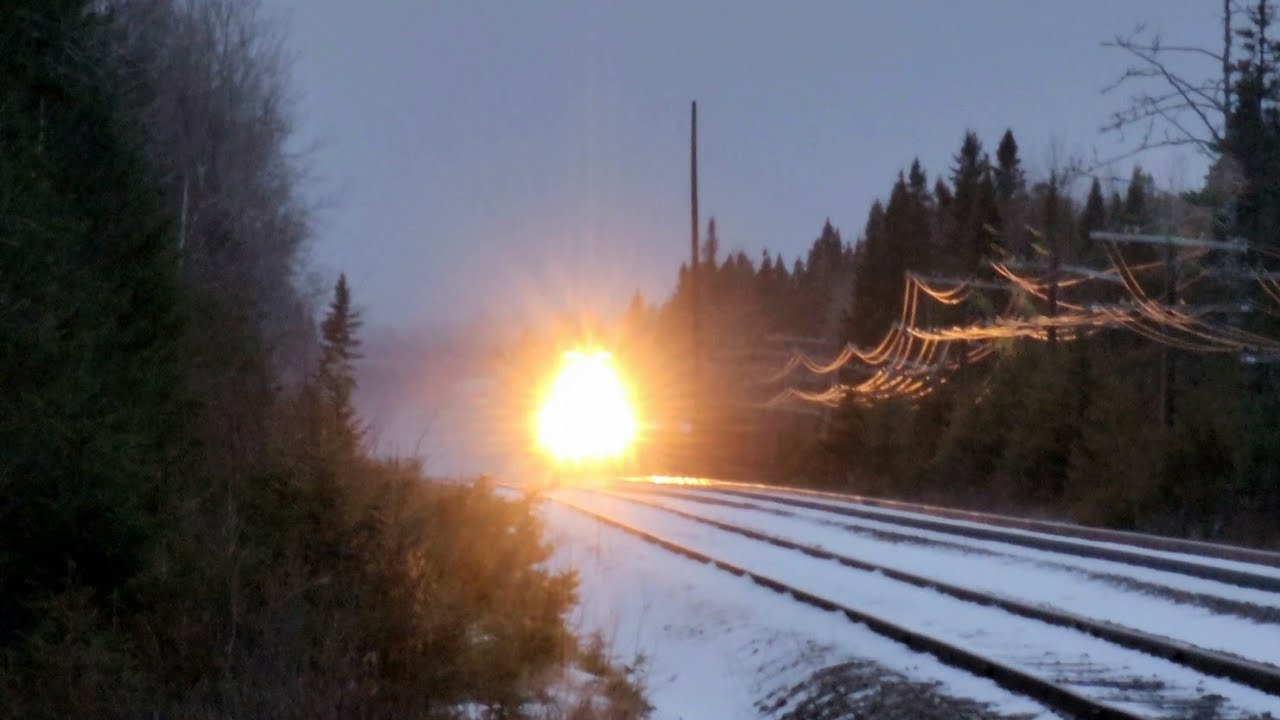 The Ghost Train Speeds Threw Juniper NB.