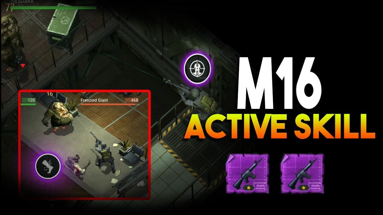 M16 ACTIVE SKILL X4 & X8 SCOPE + DEMO  |  LAST DAY ON EARTH: SURVIVAL