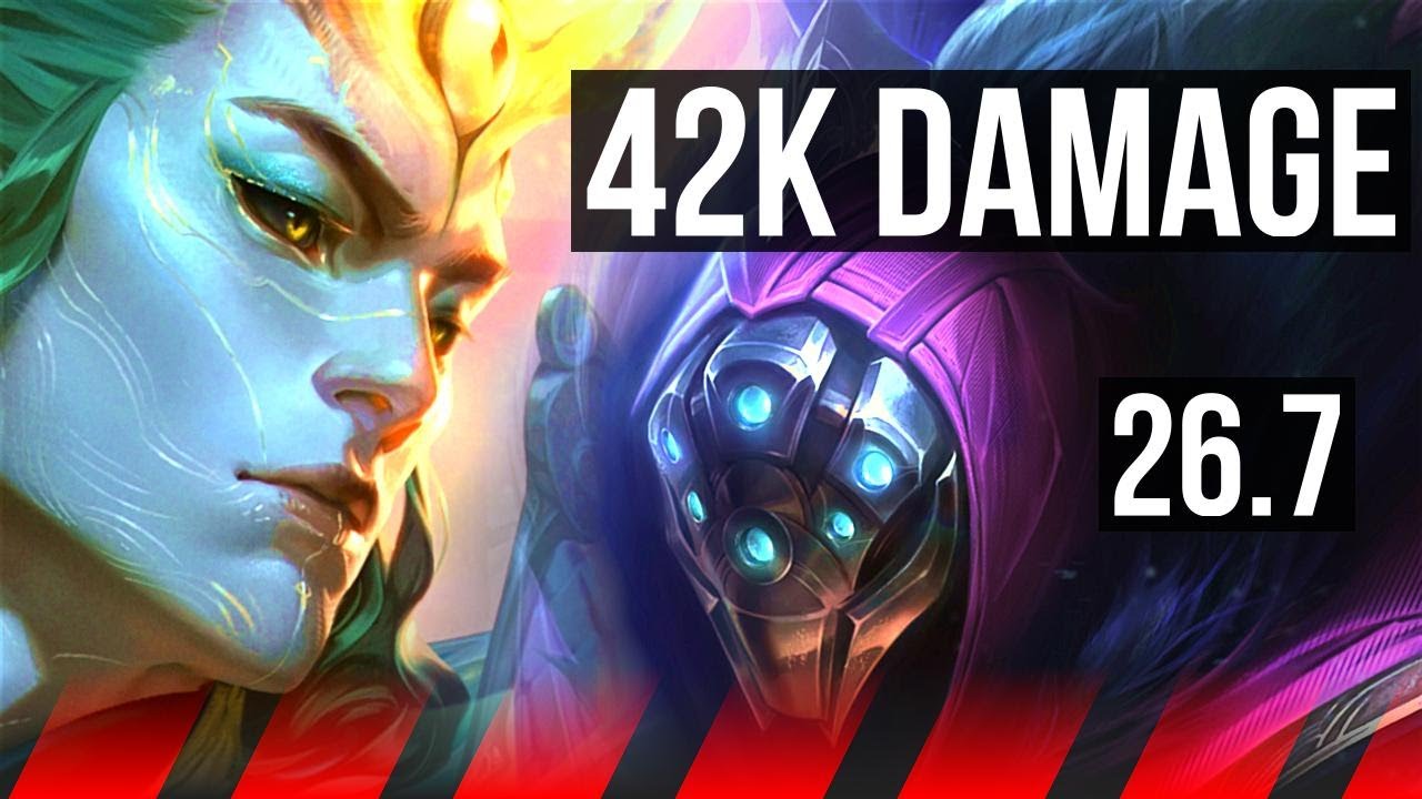 ZAAHEN vs JAX (TOP) | Good KDA: 12/2/8, 42K damage | KR Master | 26.7