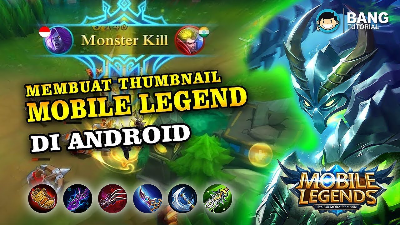 Cara Membuat Thumbnail Mobile Legends di hp Android | PIXELLAB TUTORIAL #1
